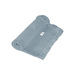 baby blanket or towel product view 2 Lionelo Muslin Blanket Stone Blue
