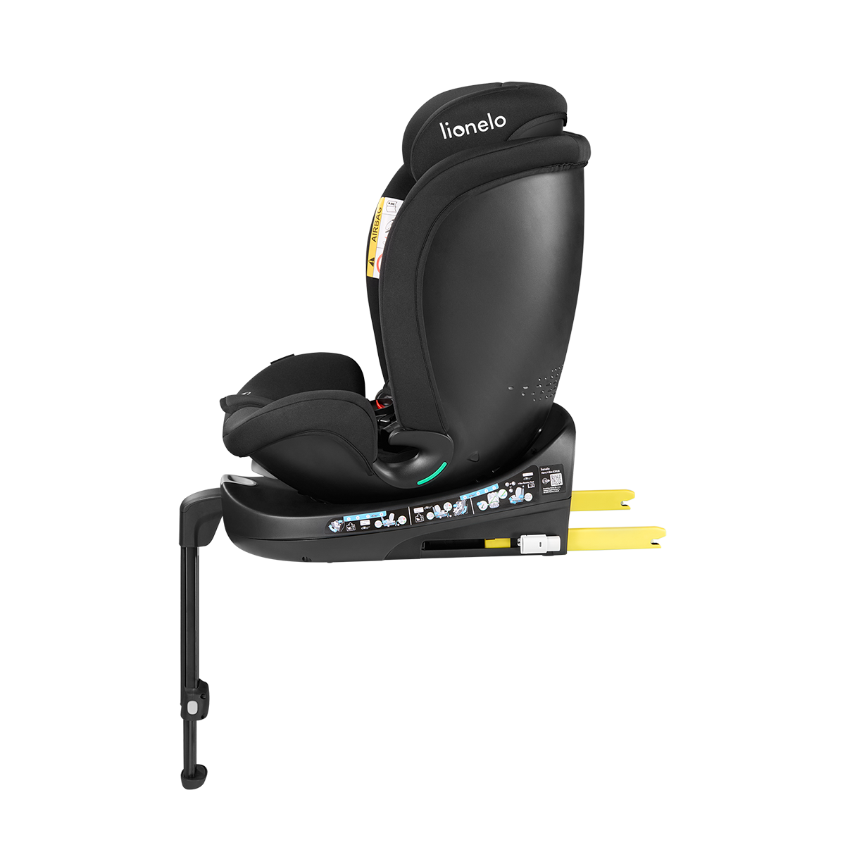 i-Size convertible car seat product view 5 Lionelo Navy i-Size Black Onyx