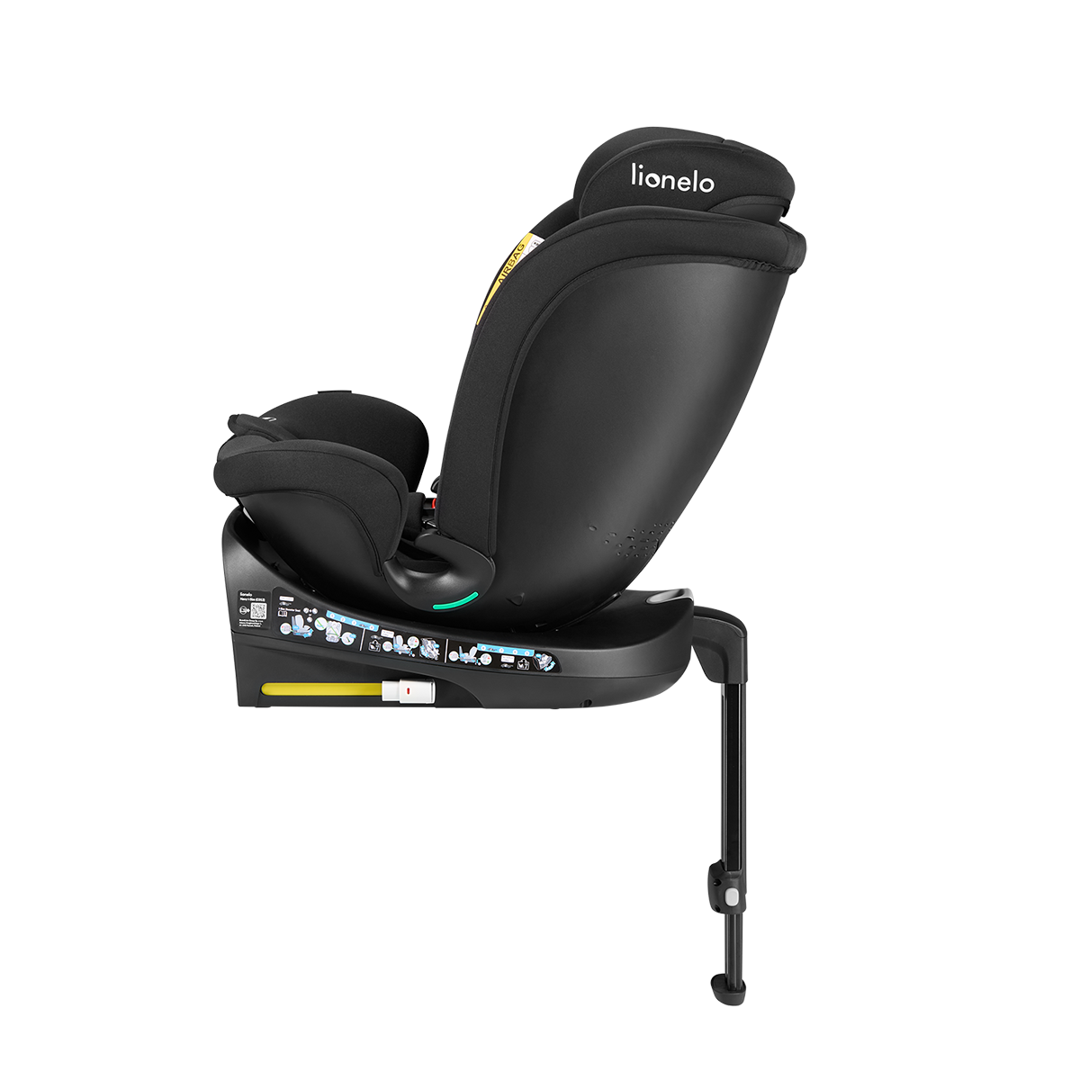 i-Size convertible car seat product view 6 Lionelo Navy i-Size Black Onyx