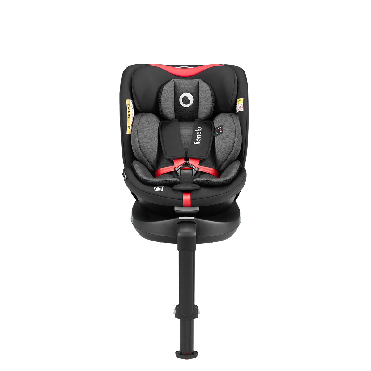 i-Size convertible car seat product view 2 Lionelo Navy i-Size Black Red