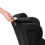 i-Size booster car seat product view 4 Lionelo Neal i-Size Black Carbon