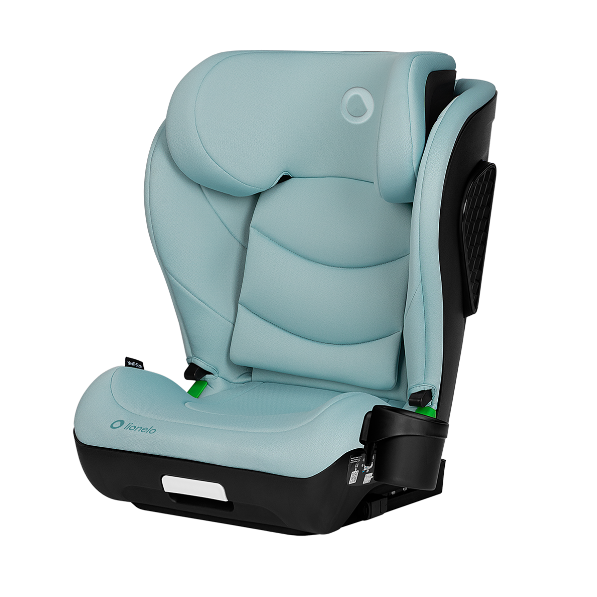 i-Size booster car seat Lionelo Neal i-Size Green Turquoise