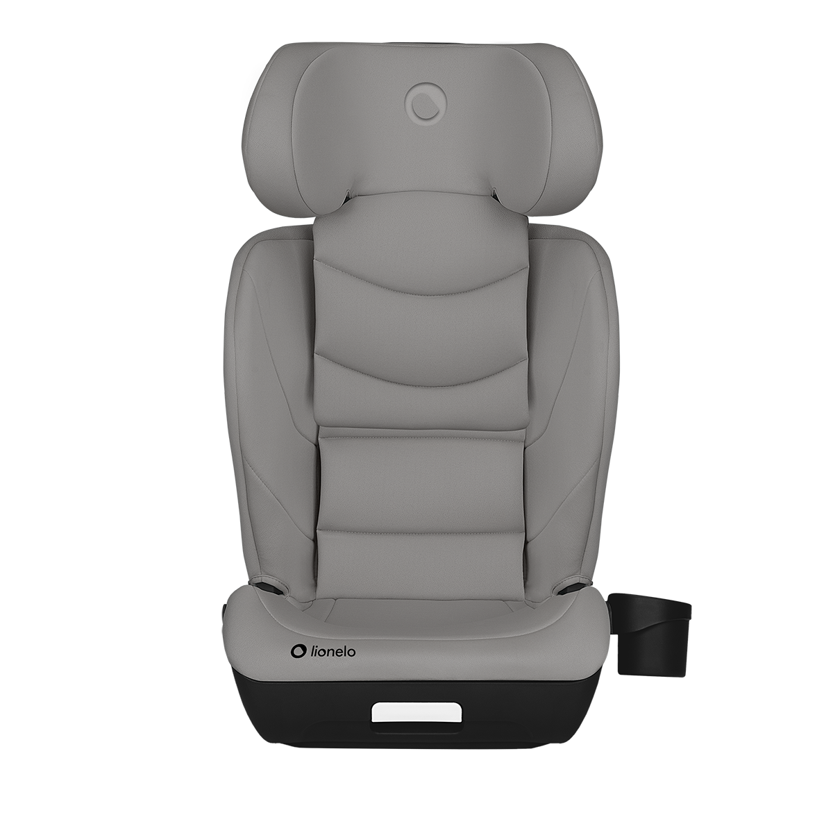i-Size booster car seat product view 3 Lionelo Neal i-Size Grey Concrete