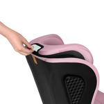 i-Size booster car seat product view 4 Lionelo Neal i-Size Pink Lilac