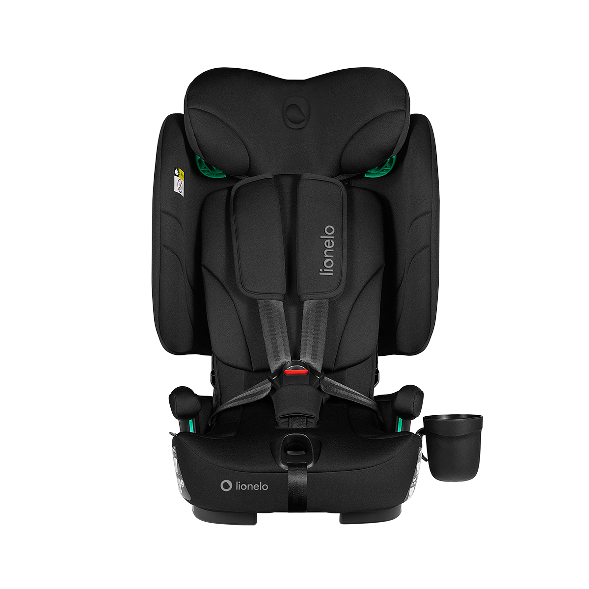 i-Size convertible car seat product view 6 Lionelo Nelly i-Size Black Carbon
