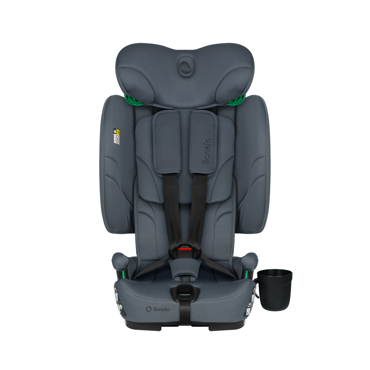 i-Size convertible car seat product view 6 Lionelo Nelly i-Size Grey Graphite