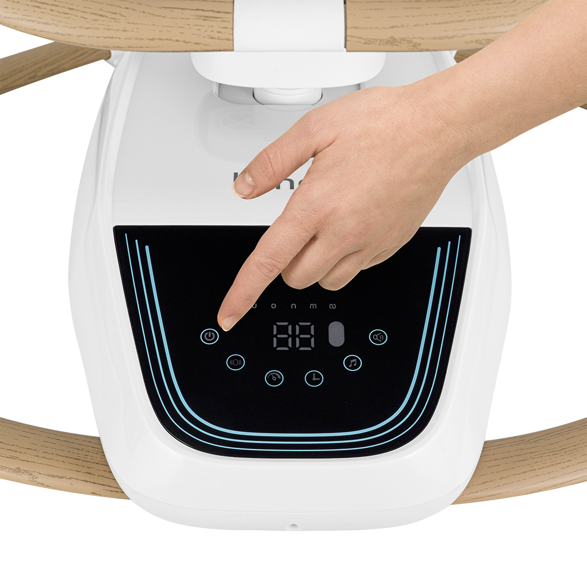 baby bouncer or rocker product view 7 Lionelo Olivia Beige Natural