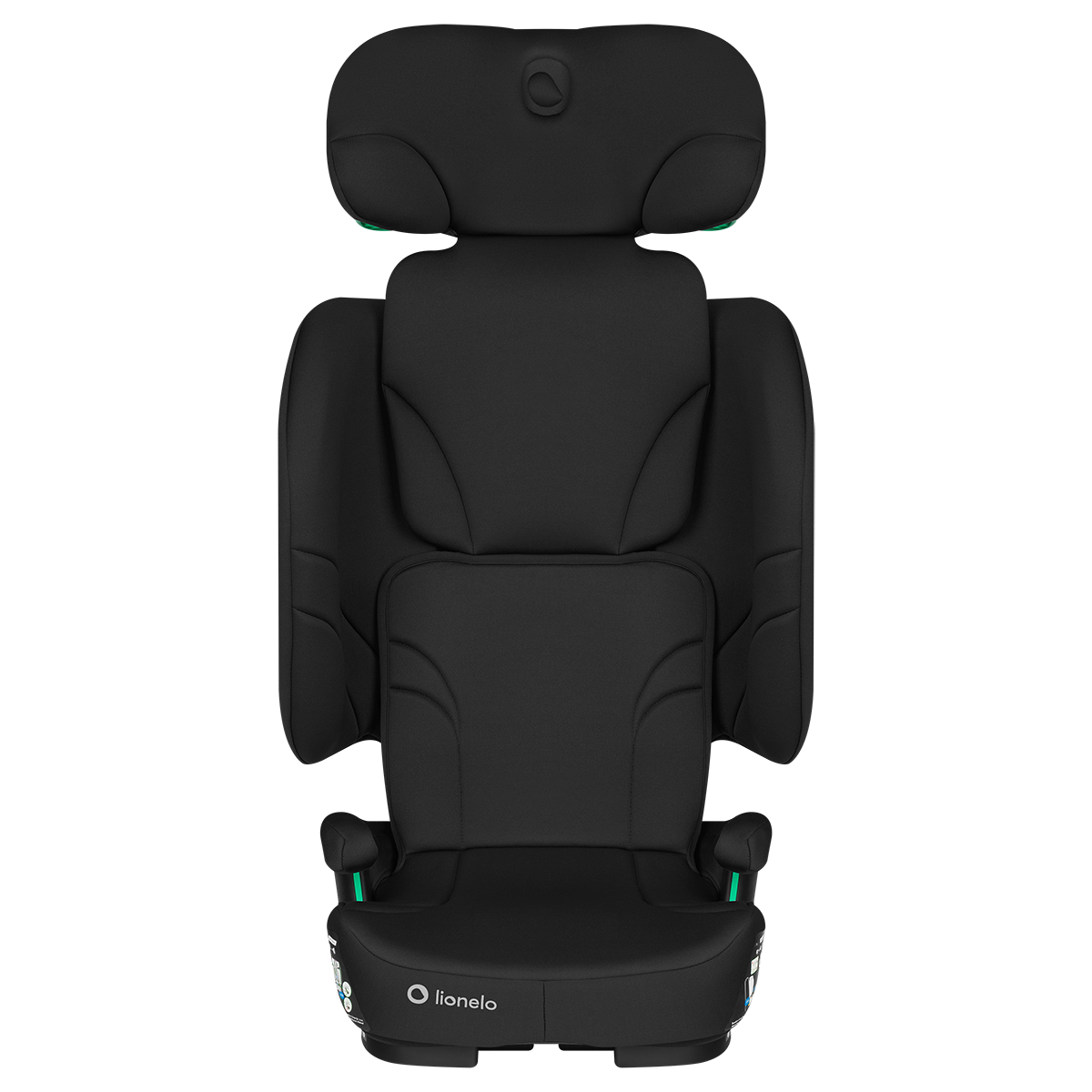 i-Size booster car seat product view 4 Lionelo Orin i-Size Black Carbon