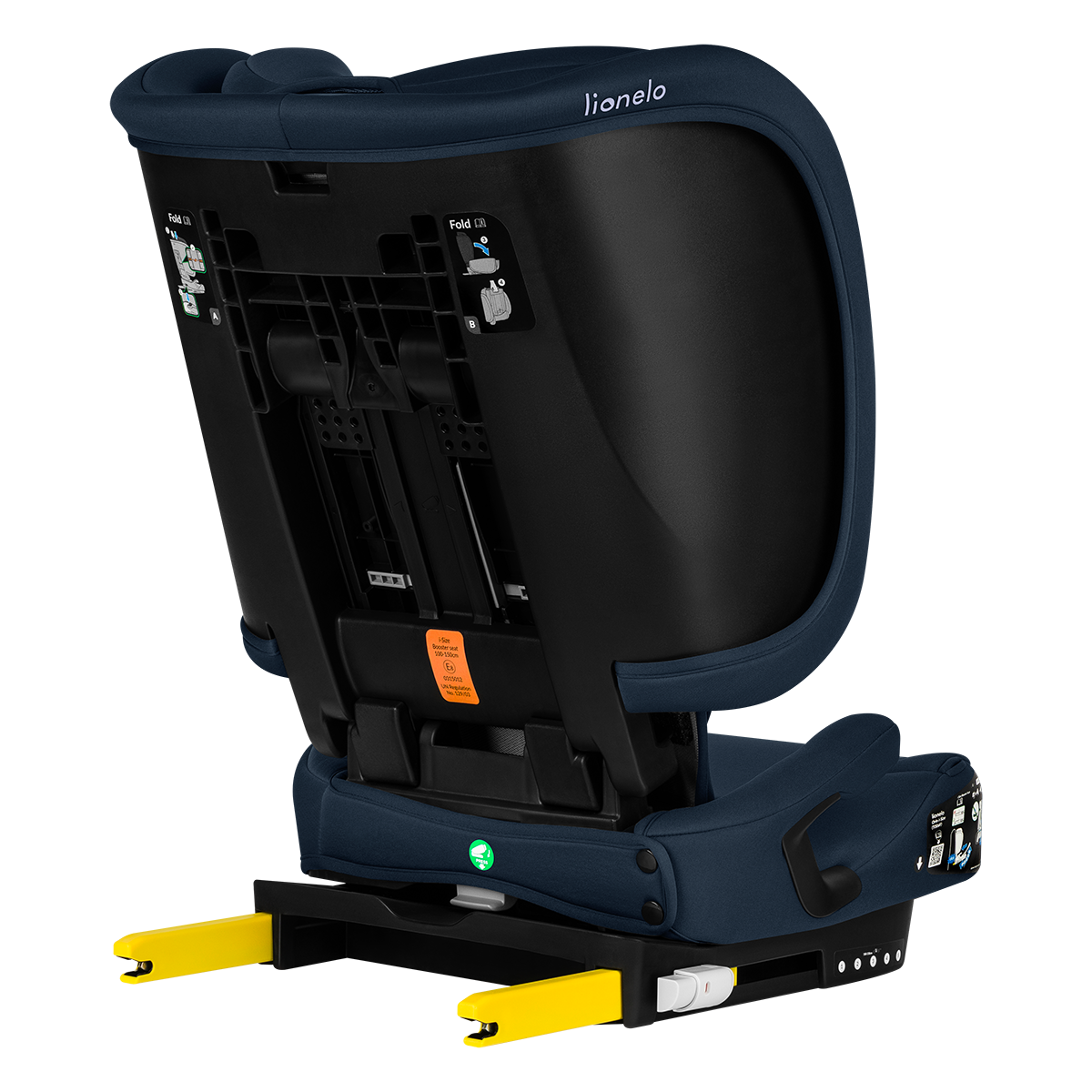 i-Size booster car seat product view 3 Lionelo Orin i-Size Blue Navy