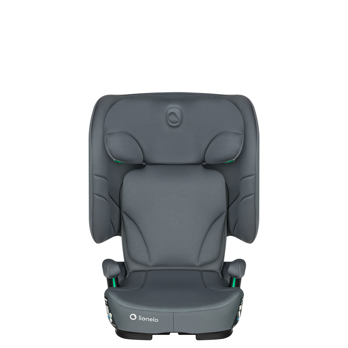 i-Size booster car seat product view 4 Lionelo Orin i-Size Grey Graphite