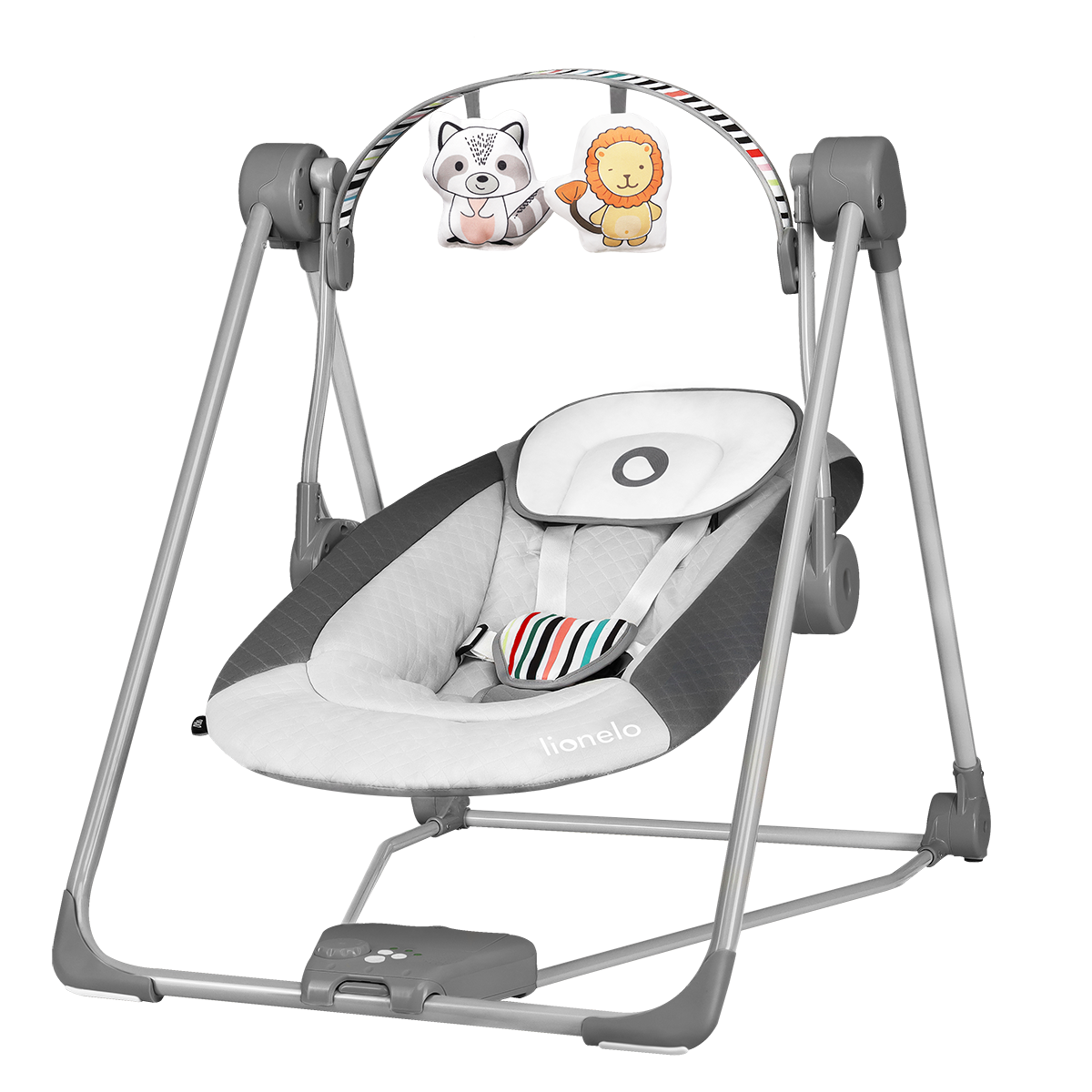 baby bouncer or rocker Lionelo Otto Cozy Grey