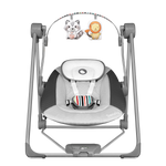 baby bouncer or rocker product view 4 Lionelo Otto Cozy Grey