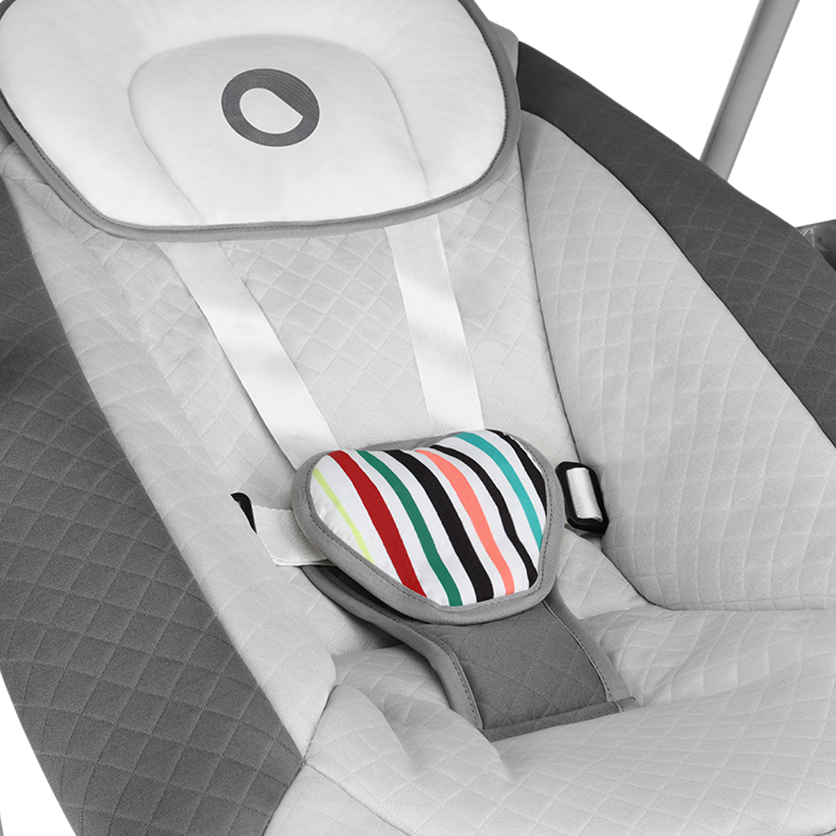 baby bouncer or rocker product view 6 Lionelo Otto Cozy Grey