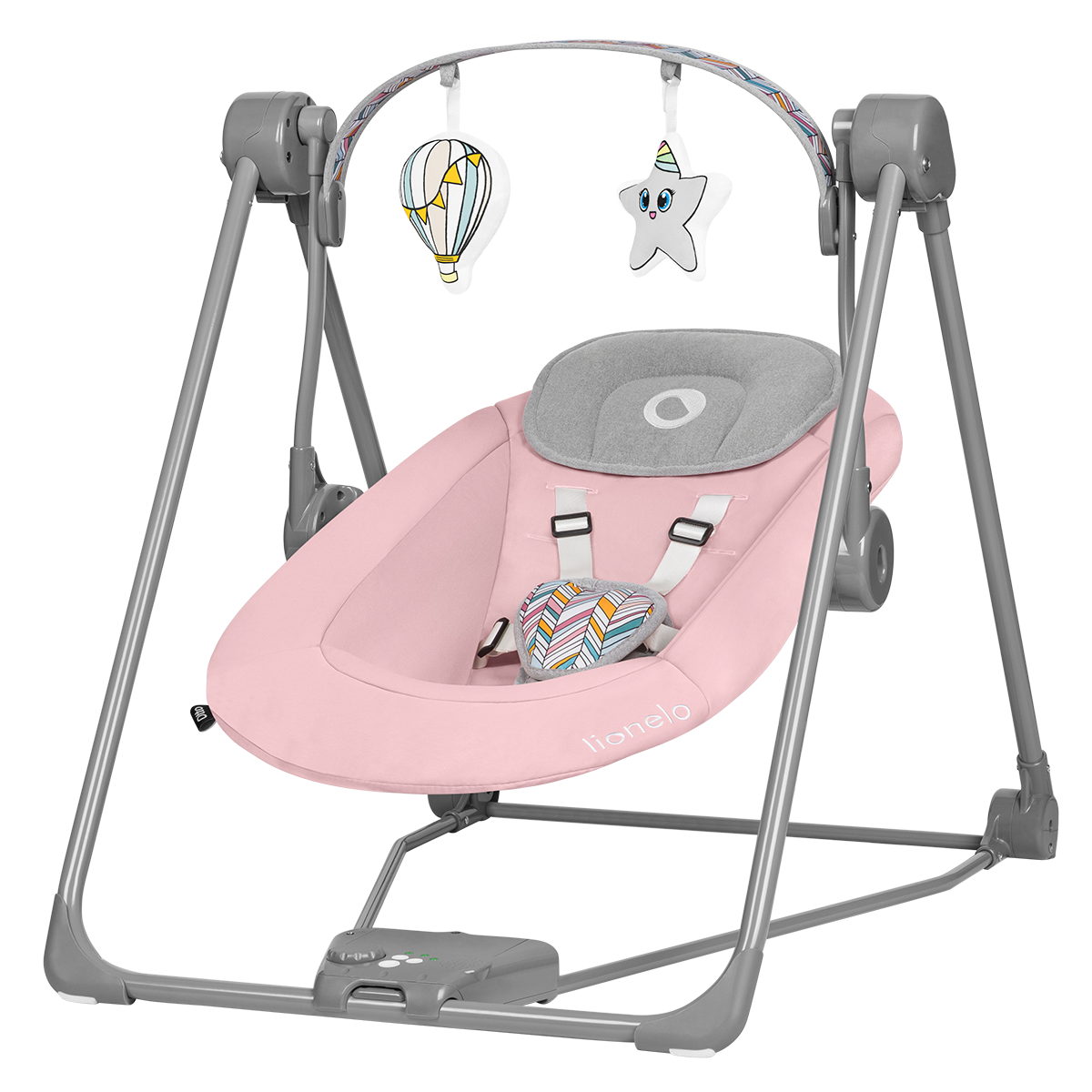 baby bouncer or rocker Lionelo Otto Pink Baby