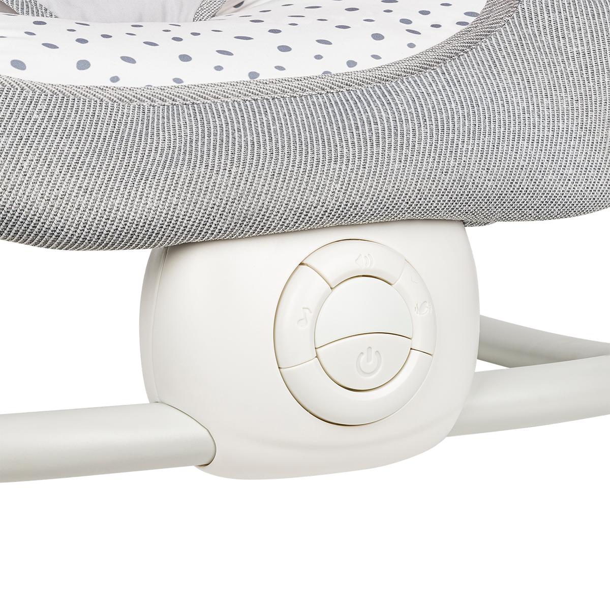 baby bouncer or rocker product view 4 Lionelo Pascal Grey Dove