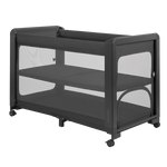 bedside crib product view 2 Lionelo Patty Grey Graphite