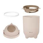 nappy bin product view 5 Lionelo PureBin Beige Sand