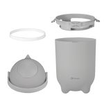 nappy bin product view 5 Lionelo PureBin Grey