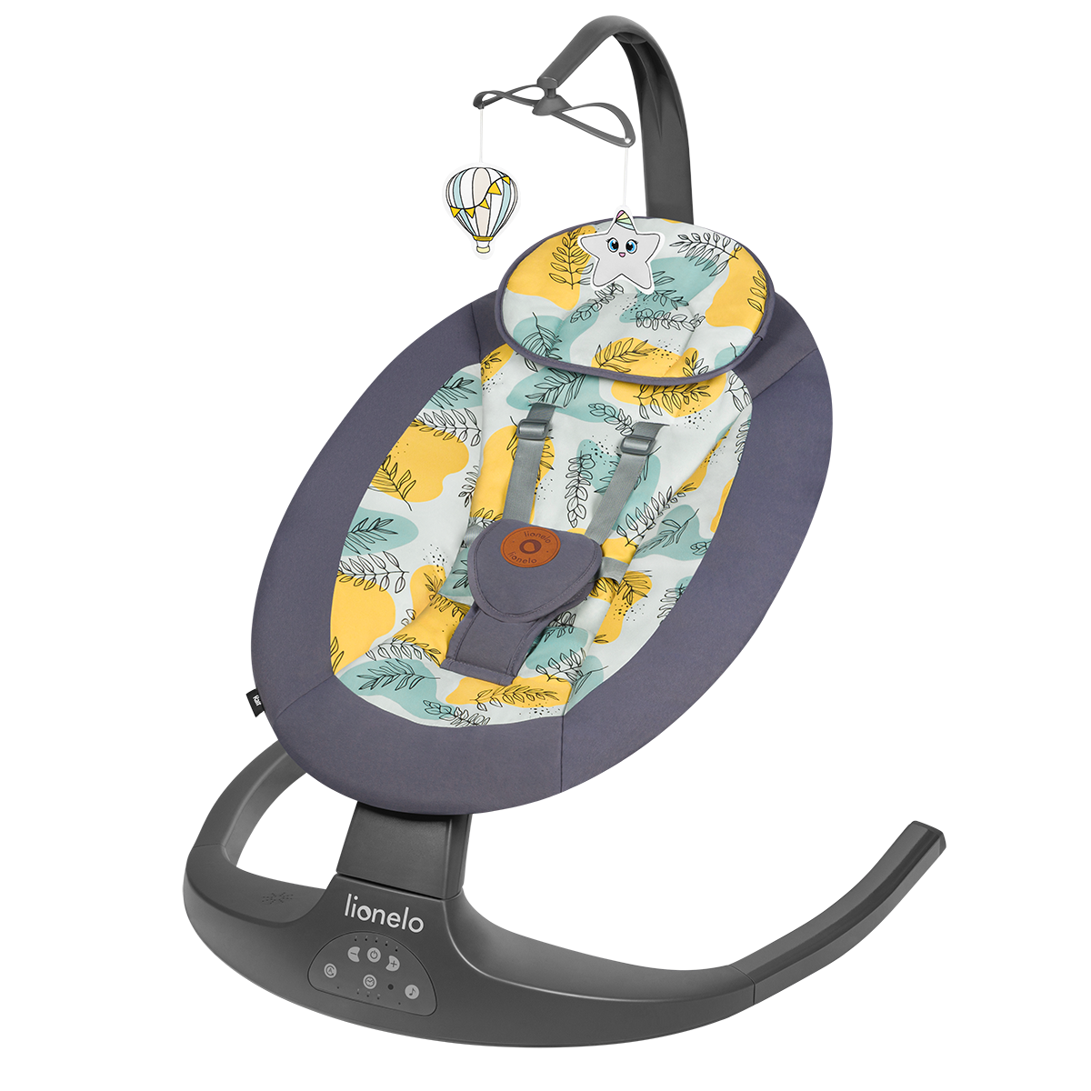 baby bouncer or rocker Lionelo Ralf Grey Concrete