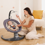 baby bouncer or rocker product view 2 Lionelo Ralf Grey Concrete