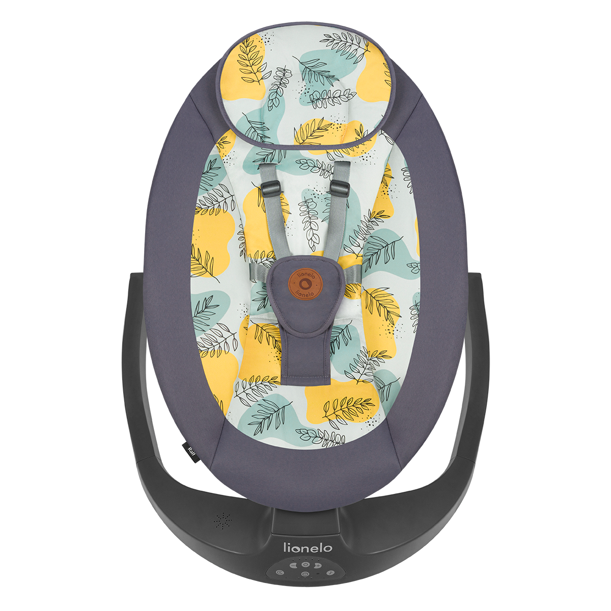 baby bouncer or rocker product view 3 Lionelo Ralf Grey Concrete