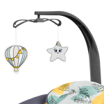 baby bouncer or rocker product view 6 Lionelo Ralf Grey Concrete