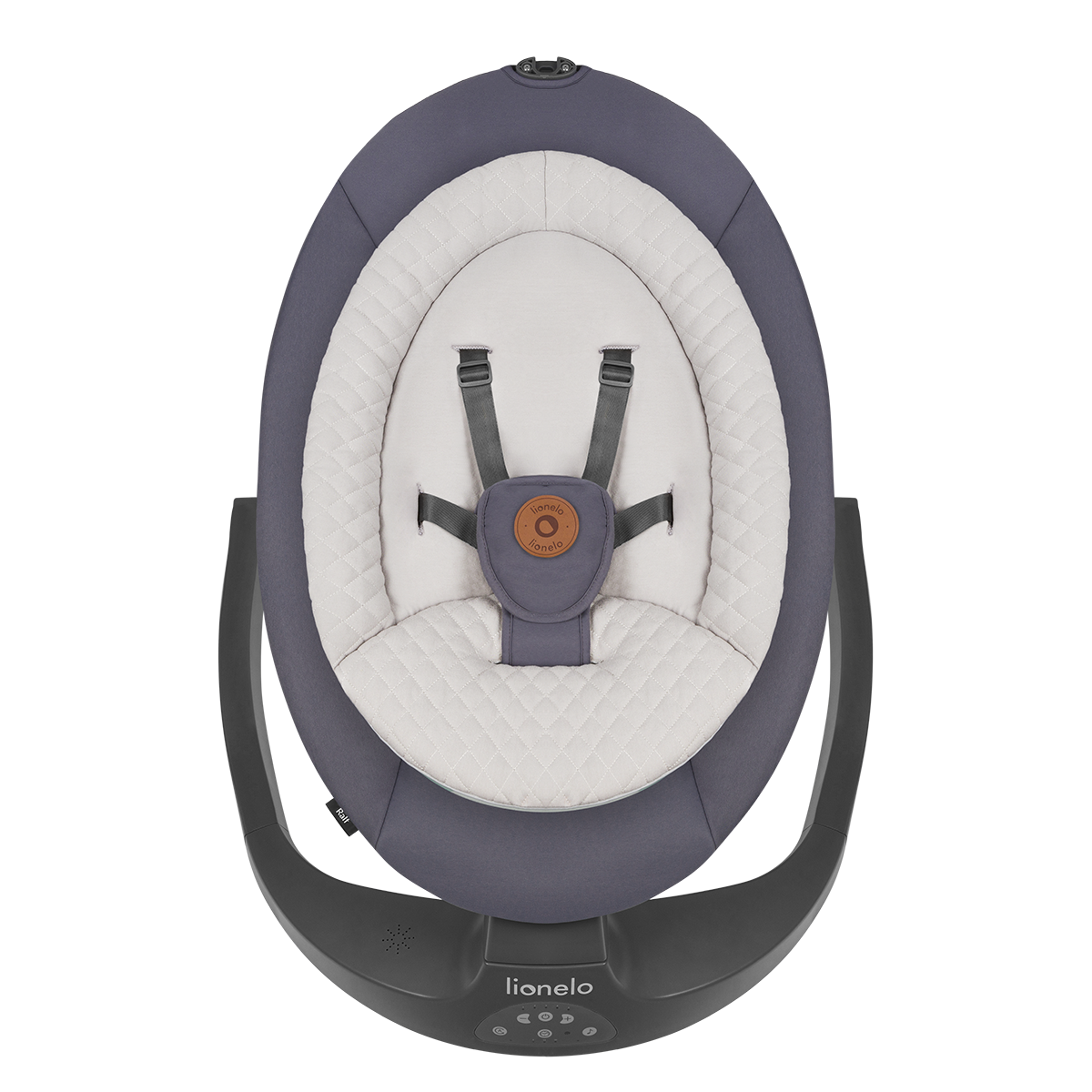 baby bouncer or rocker product view 3 Lionelo Ralf Grey Graphite