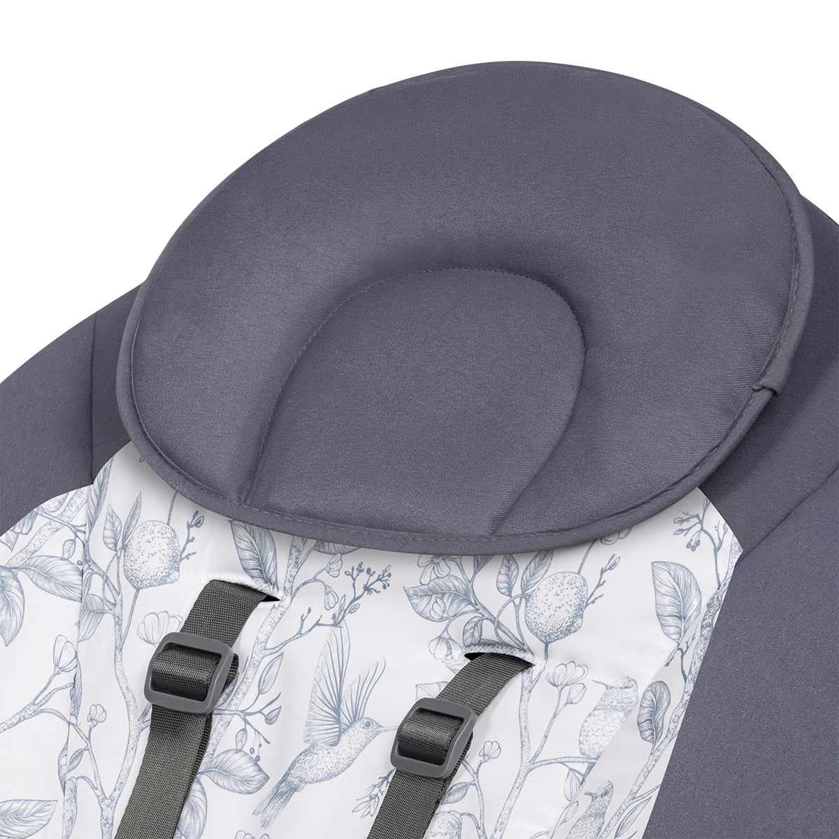baby bouncer or rocker product view 4 Lionelo Ralf Grey White