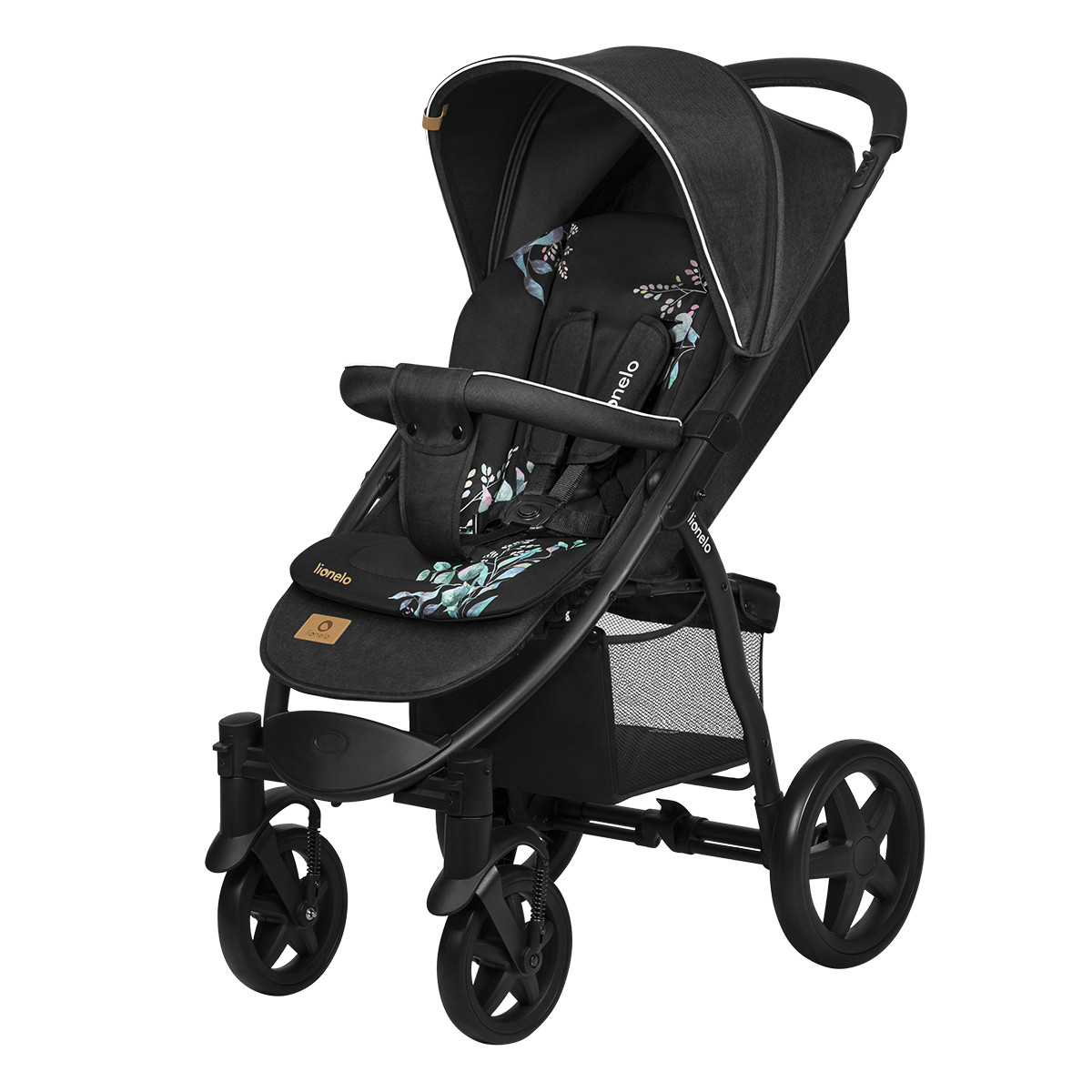 stroller liner or insert product view 3 Lionelo Seatliner Golden Moments Black