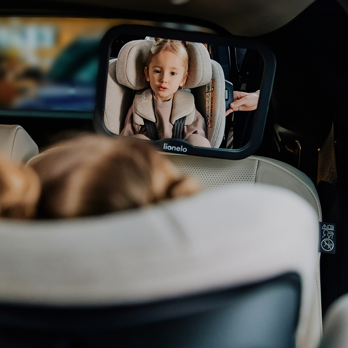car seat mirror product view 4 Lionelo Sett Black Carbon