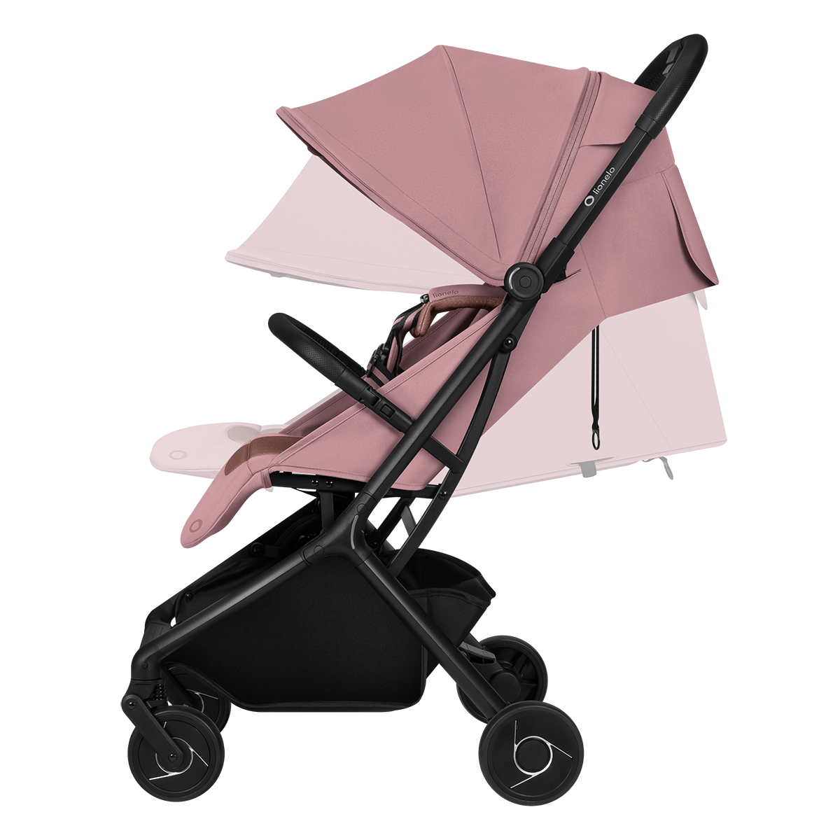 baby stroller product view 4 Lionelo Sia Pink Rose
