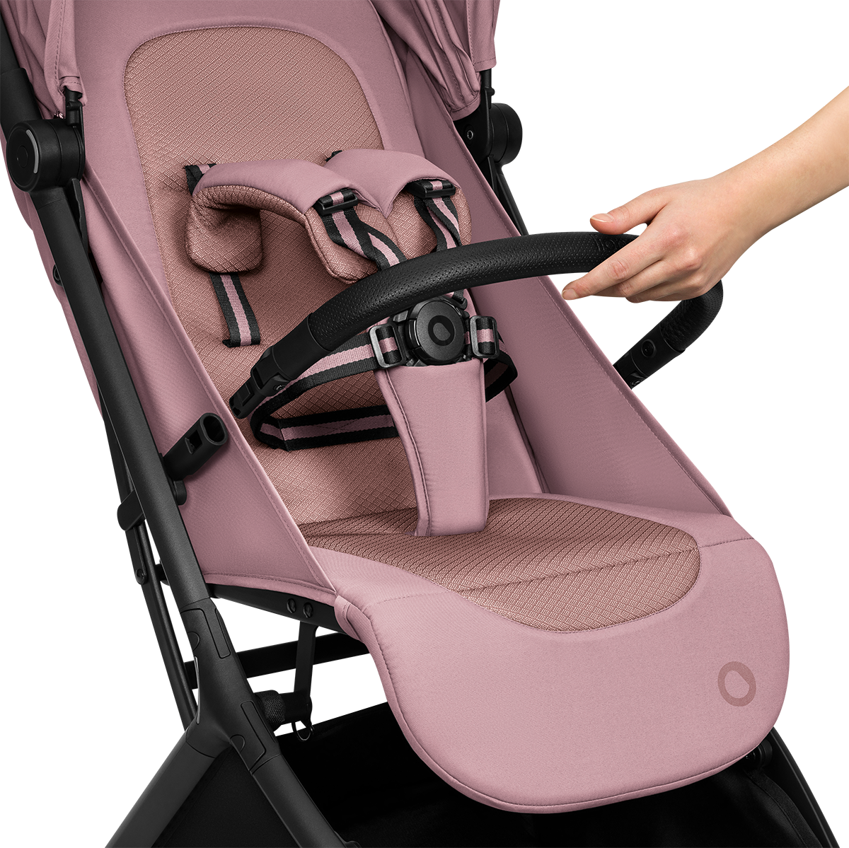 baby stroller product view 6 Lionelo Sia Pink Rose