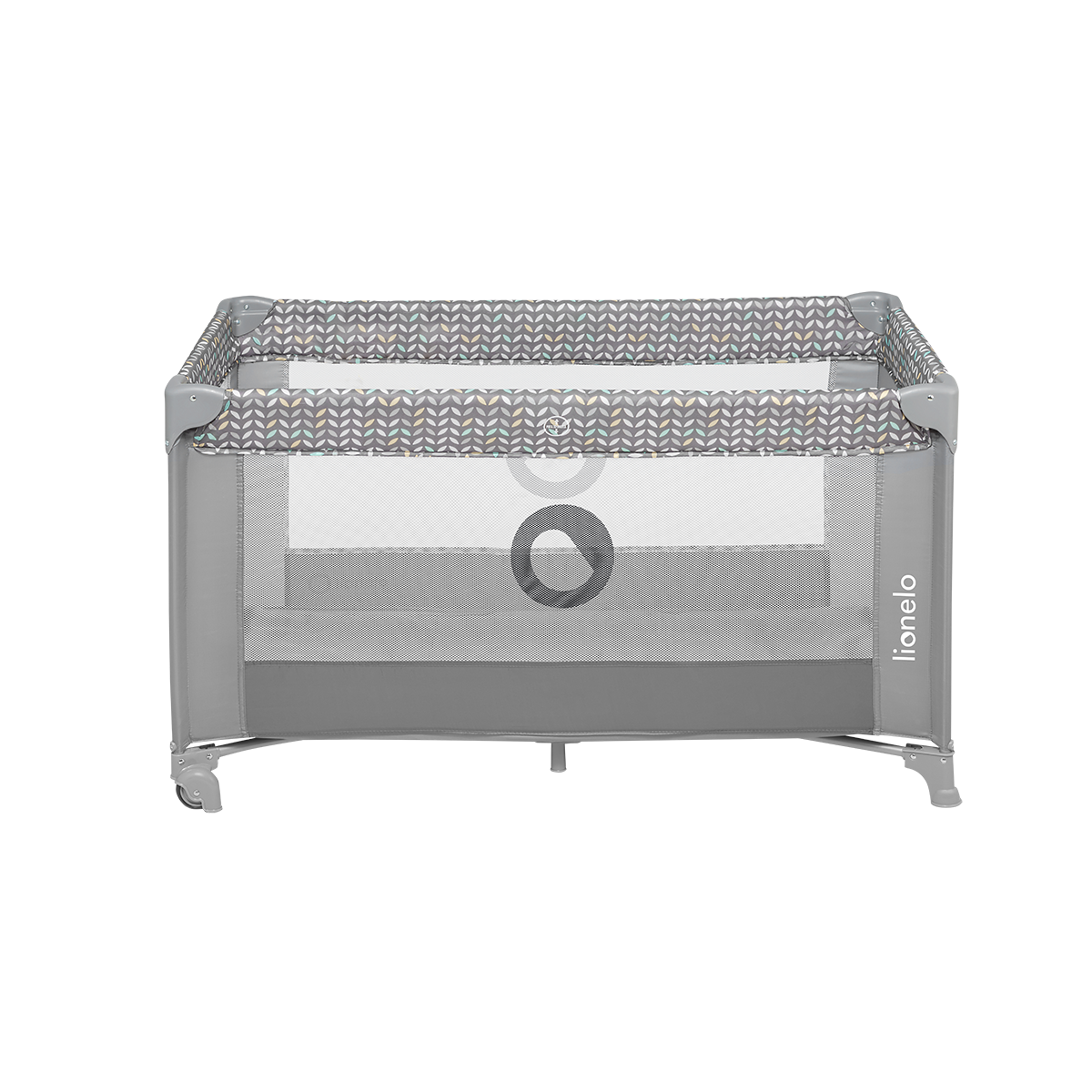 travel cot product view 6 Lionelo Stefi Grey Concrete Multicolor