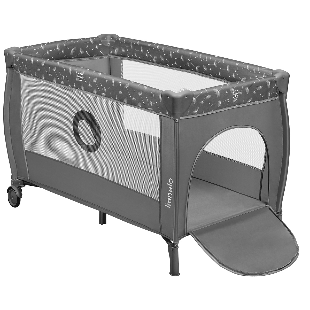 travel cot product view 3 Lionelo Stefi Plus Grey White