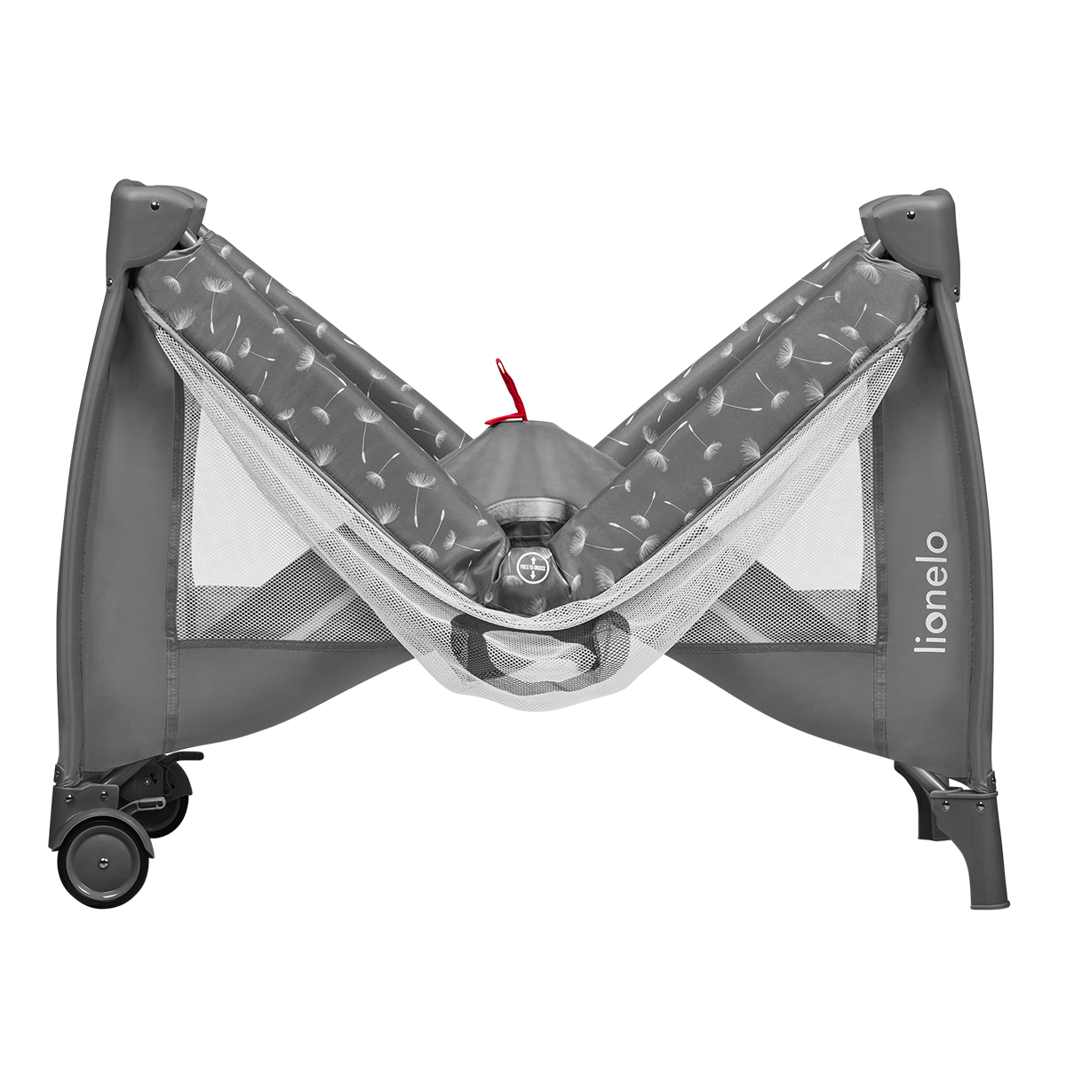 travel cot product view 6 Lionelo Stefi Plus Grey White