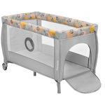travel cot product view 3 Lionelo Stefi Plus Pink Yellow