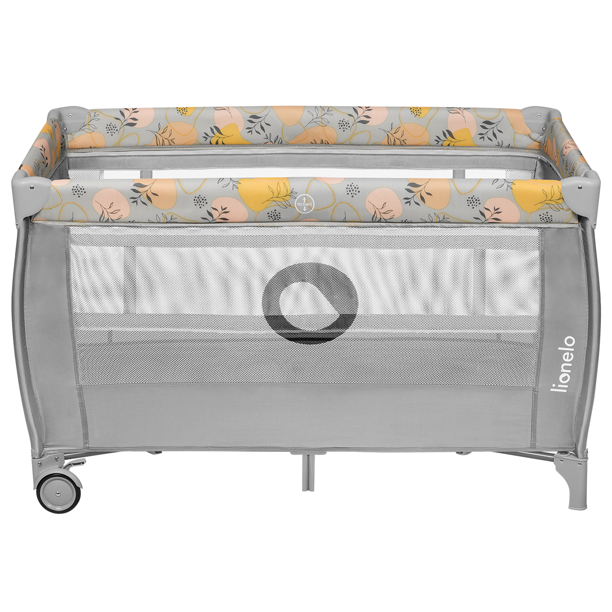 travel cot product view 4 Lionelo Stefi Plus Pink Yellow