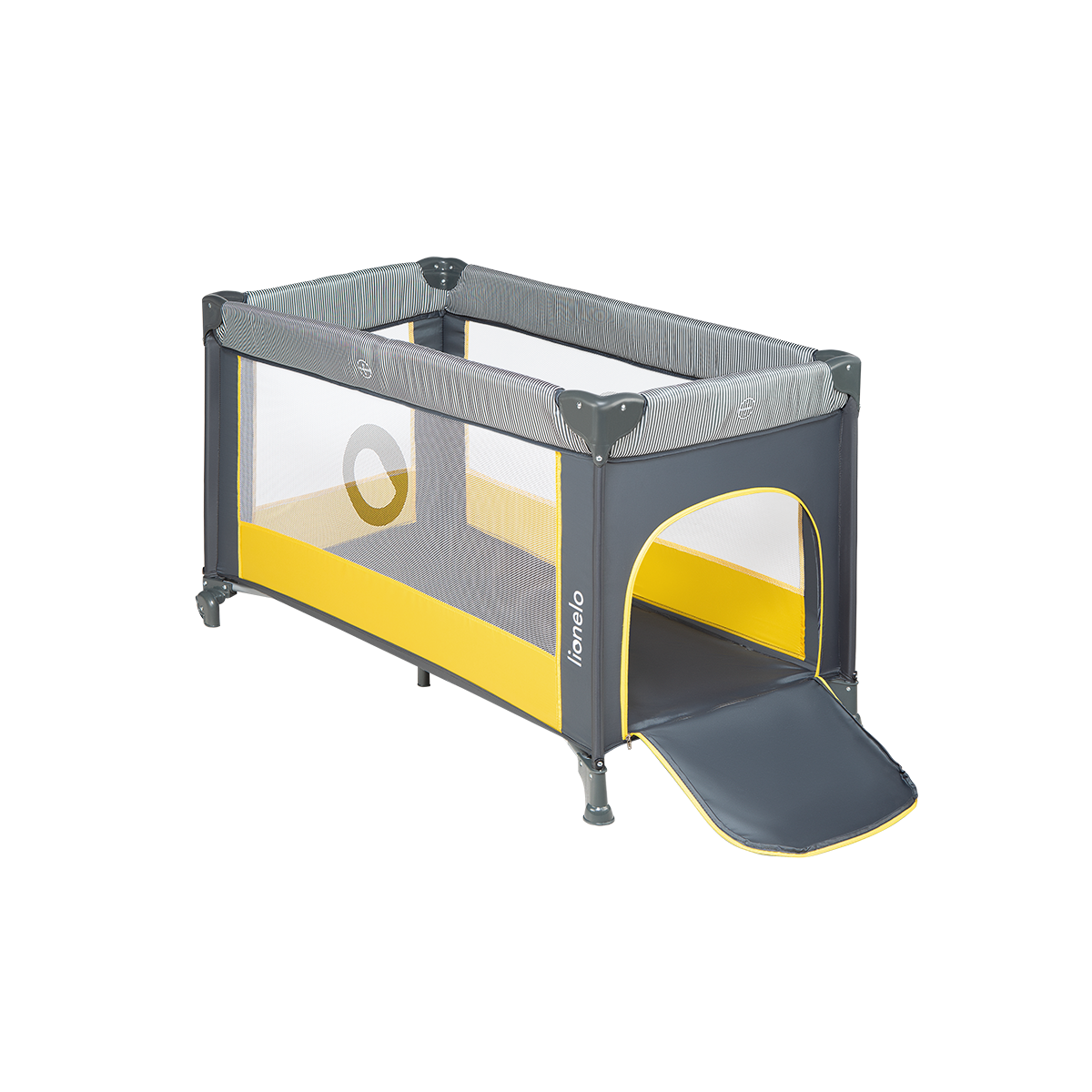 travel cot product view 4 Lionelo Stefi Yellow Lemon