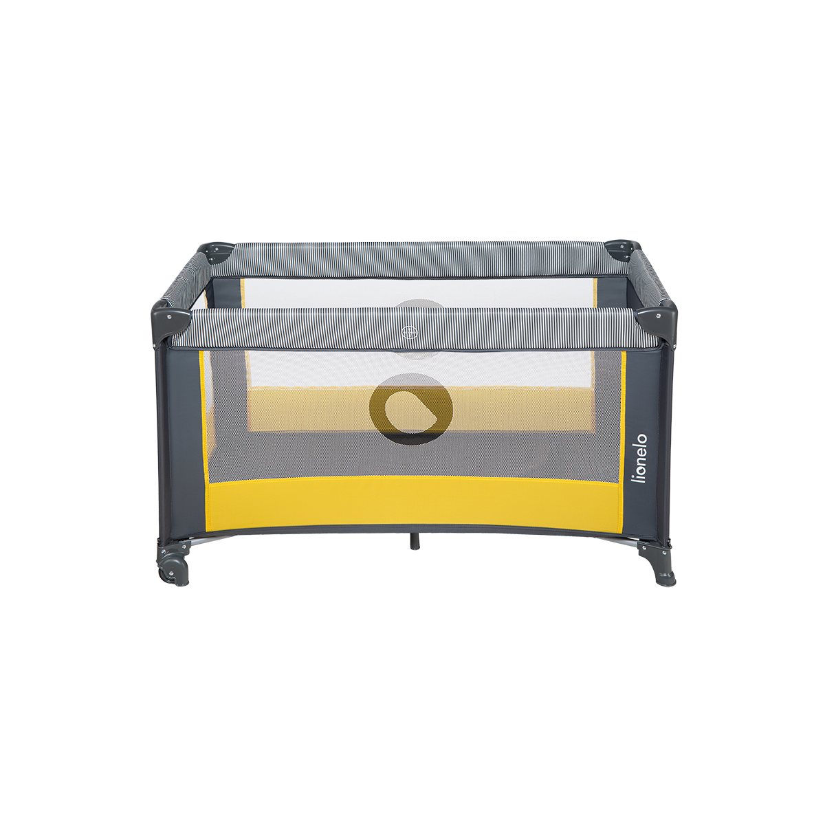 travel cot product view 5 Lionelo Stefi Yellow Lemon
