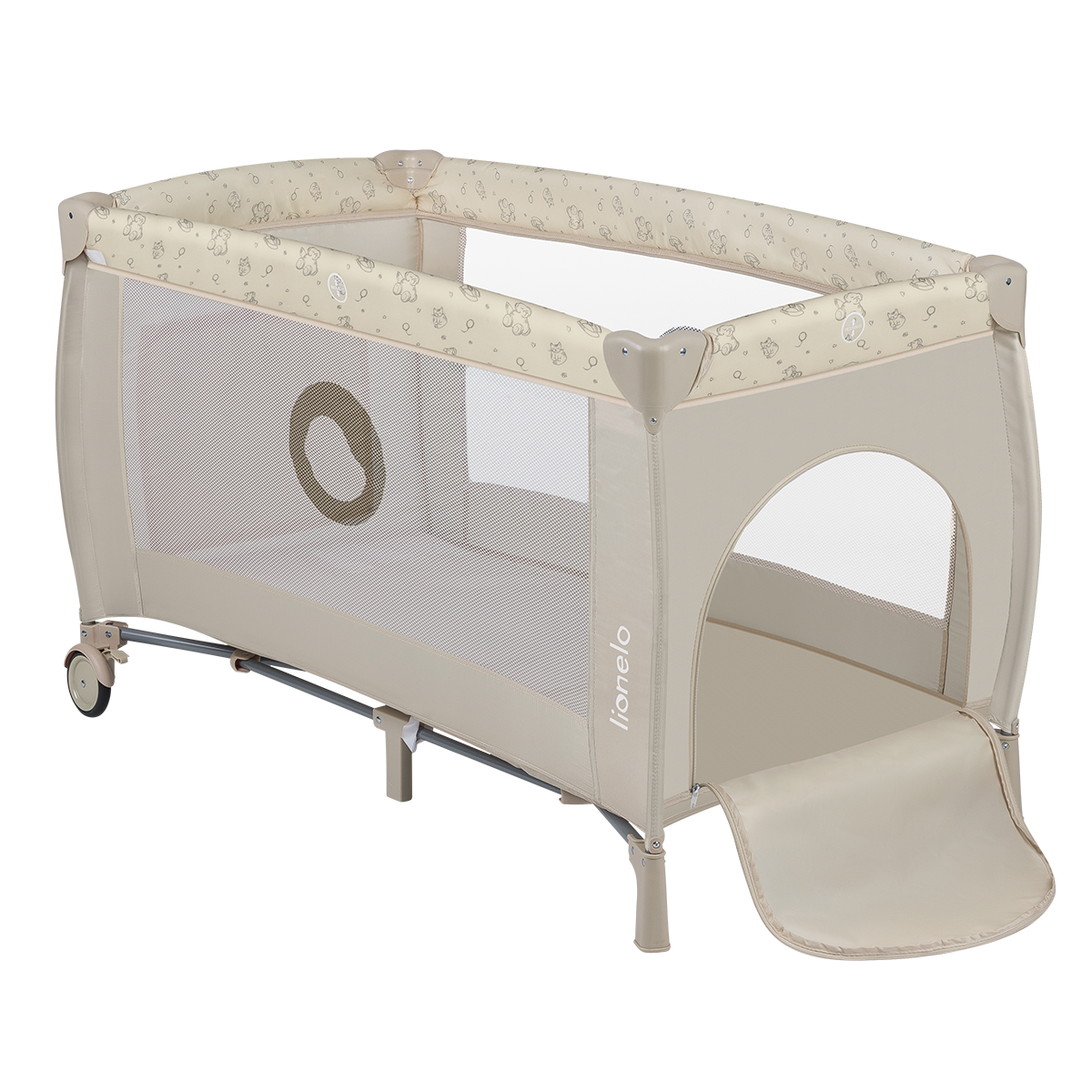travel cot product view 2 Lionelo Sven Plus Beige Latte