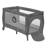 travel cot product view 2 Lionelo Sven Plus Grey Concrete