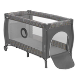travel cot product view 2 Lionelo Sven Plus Grey Scandi
