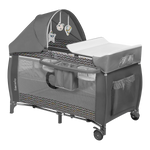 travel cot product view 3 Lionelo Sven Plus Grey Scandi