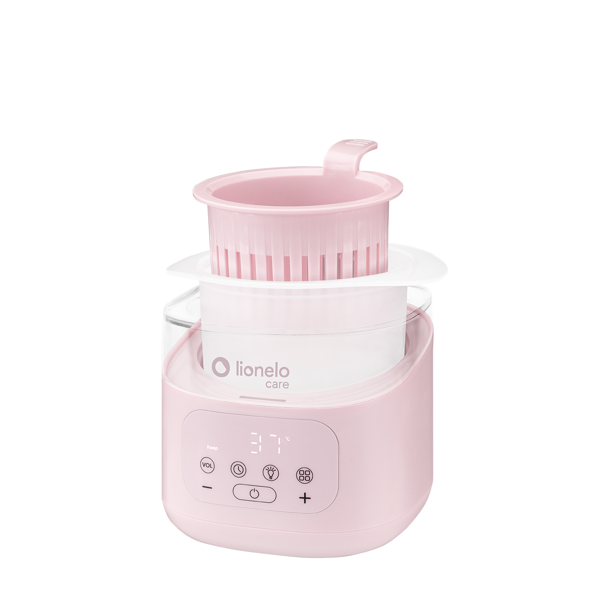 bottle warmer or sterilizer product view 4 Lionelo Thermup 4.0 Pink Mist