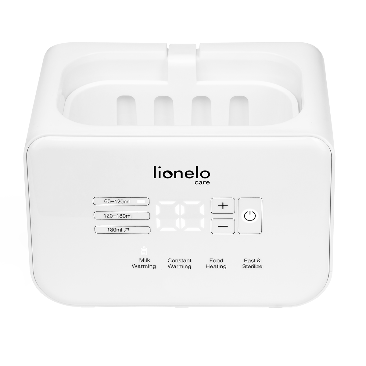 bottle warmer or sterilizer product view 3 Lionelo Thermup Double White