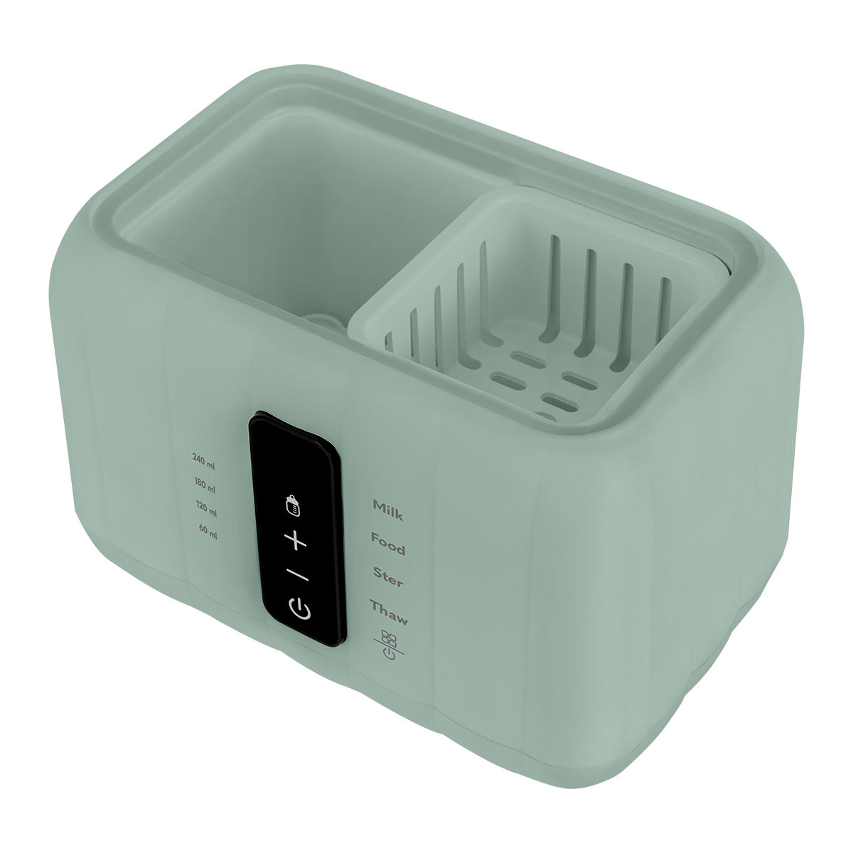 bottle warmer or sterilizer product view 5 Lionelo Thermup Duo Green Mist
