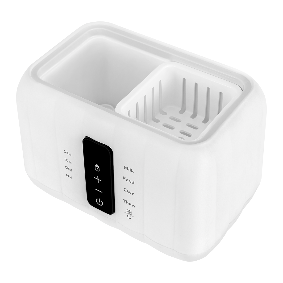 bottle warmer or sterilizer product view 5 Lionelo Thermup Duo White