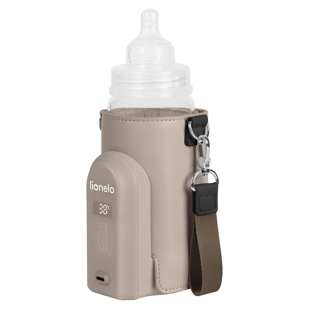 bottle warmer or sterilizer product view 4 Lionelo Thermup Go Evo Beige Taupe