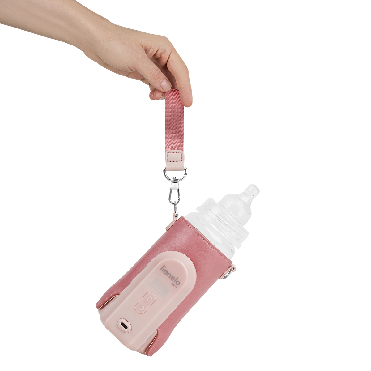 bottle warmer or sterilizer product view 7 Lionelo Thermup Go Evo Coral Pink