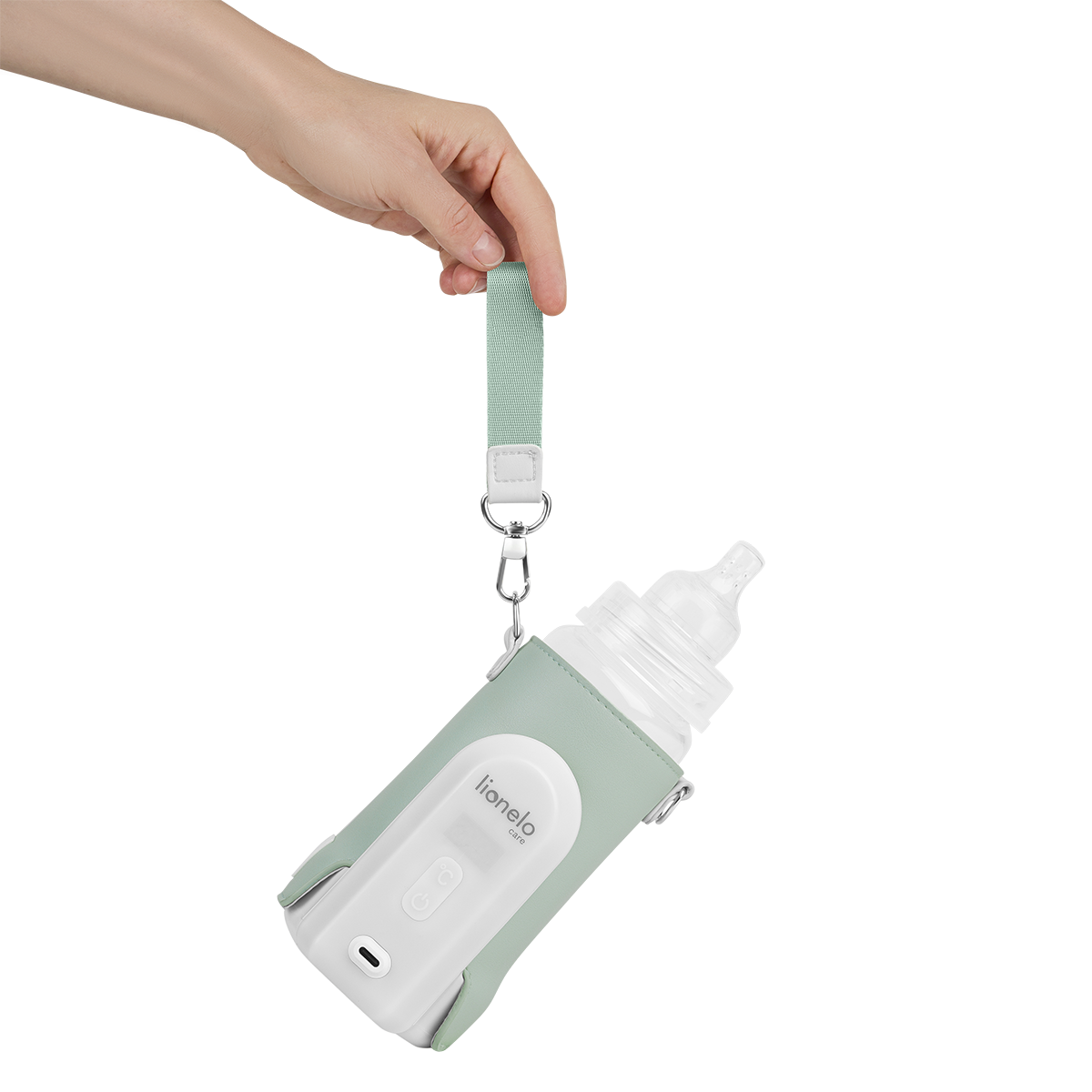 bottle warmer or sterilizer product view 7 Lionelo Thermup Go Evo Green Sage